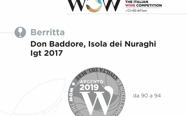 The Italian Wine Competition: è argento per il Don Baddore